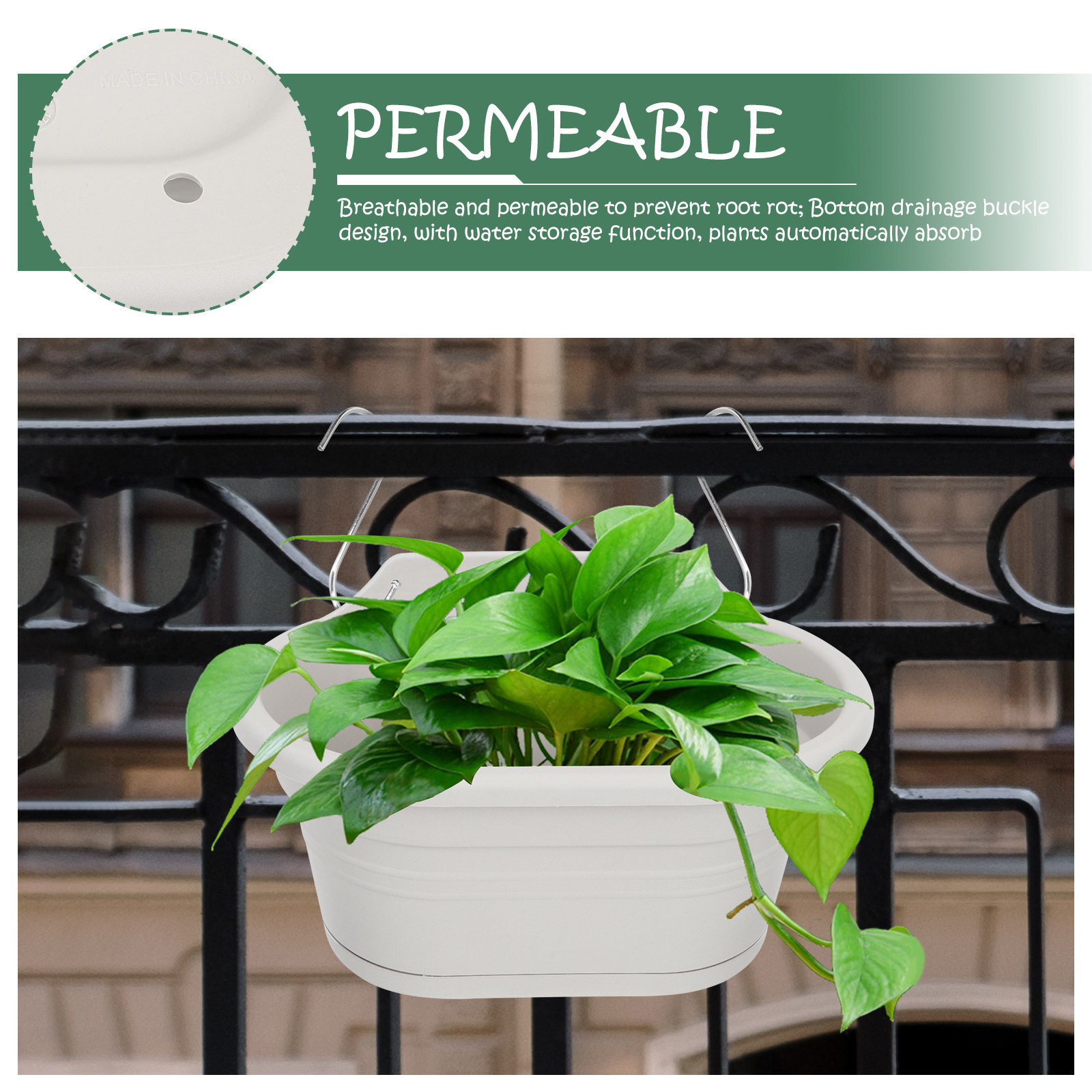 Juego de macetas colgantes par - Spider Plant Hanging reseña y precio
